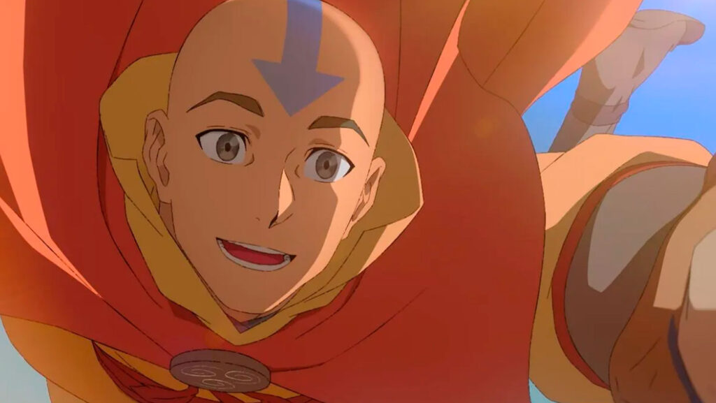 Aang en una escena de "Avatar Aang: El último maestro del aire"